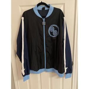 The Last Airbender Aang "Avatar State" Bomber Windbreaker Jacket - Size XL
